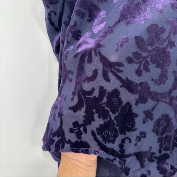 NWT free people magic hour puff sleeve velvet bodysuit small - Picture 7 of 9